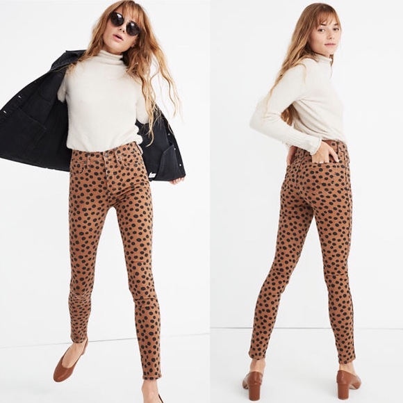 Madewell Denim - NEW Madewell 10” High Rise Leopard Dot Skinny Jean